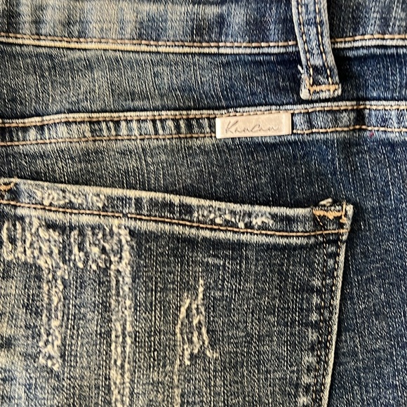 Women’s Distressed skinny jeans with stretch - Picture 9 of 10